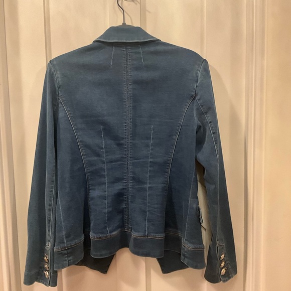 WHBM Jean Blazer Size 12 - Picture 3 of 3